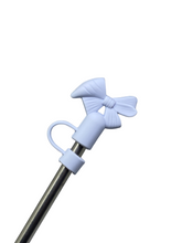 Bow Shaped Silicone Straw Toppers